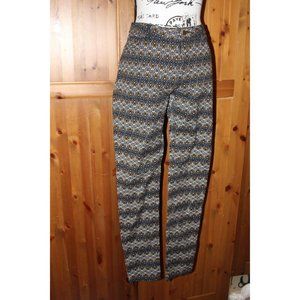 H&M Paisley Styled Printed Slim Trousers NWT Size 12